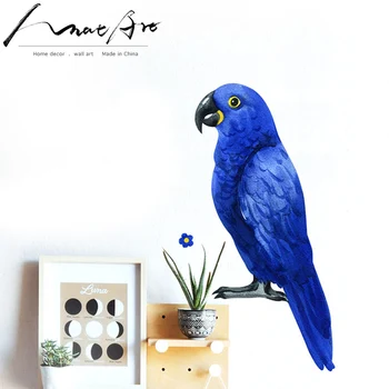 

Bird sticker parrot wall art painting wall stickers mural wall stickers for kids rooms wall decorations living room nordic style