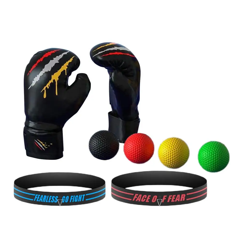 Head Ball Reflex Boxing Training Fight Band Exercise MMA Speed Punching