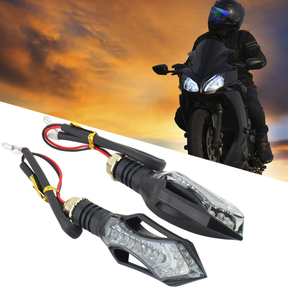 

1Pair Universal Motorcycle LED Turn Signals Indicator Blinkers Brake Light