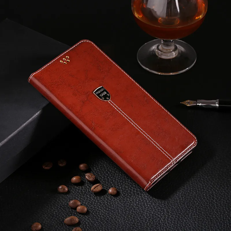 Brown DOREXLON Флип кожаный чехол Nova 3 3i Honor 10i 7A 7C 7X8X9 10 Lite для huawei P8 P9 P10 P20 Коврики 10 20 Pro Чехол-бумажник в мягкой обложке - Цвет: Brown
