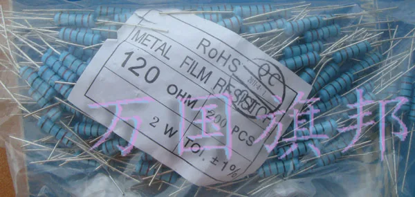 

Free Delivery. 2 w metal film resistor precision 1% 26 yuan a pack of a 26 RMB 200 only