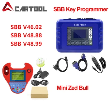 

Mini Zed Bull Key Programmer new SBB2 V48.99 V48.88 Pro2 Support New Cars Multi Langauge sbb Key Programmer Replace SBB v46.02