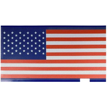 

Front Hood Matte Grille Grid American Flag Steel Grill Mesh Insert for 2007-2018 Jeep Wrangler JK JKU