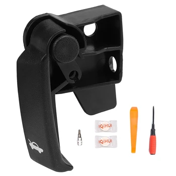 

New Hood Latch Release Handle Kit Fit for Chevrolet GMC Cadillac C3500 C1500 15741109 Black