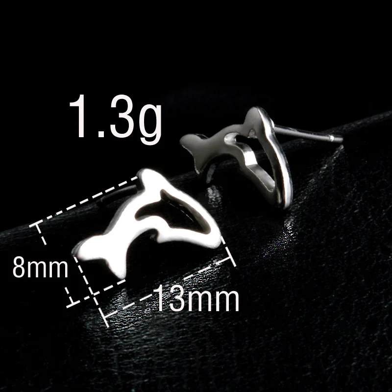 Женские серьги гвоздики в виде дельфина ed67|stud earrings|stud earrings for womenearrings women |