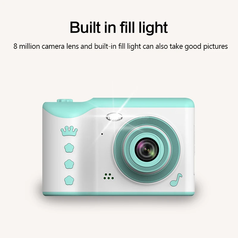 Сенсорный экран Экран детская мини Камера 2 8 дюймов 8MP 1080P цифровой Фото Видео