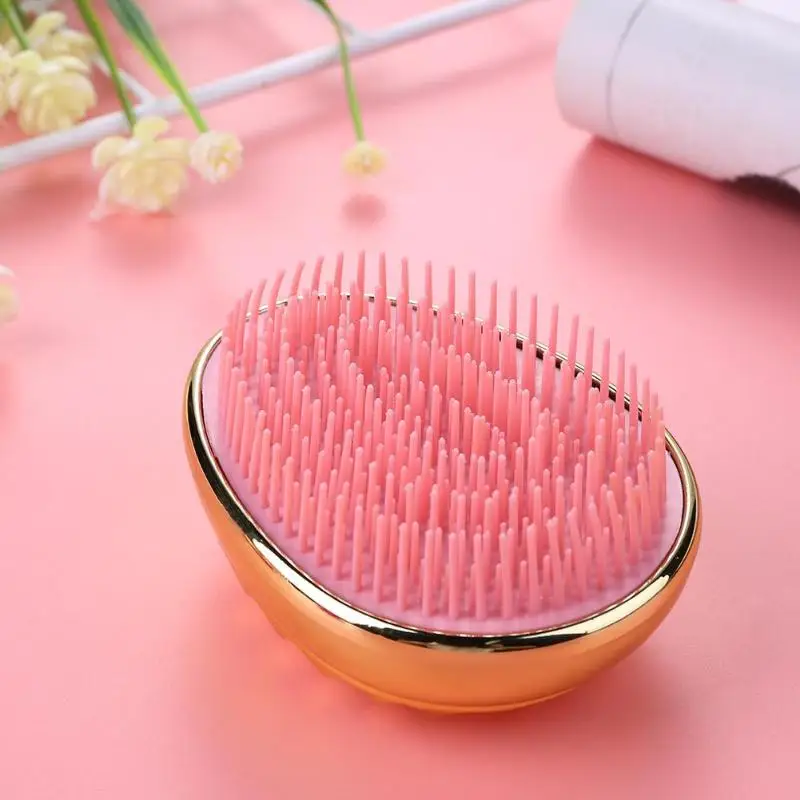 Антистатическая щетка для волос яйцо круглая форма Мягкий ABS расческа для волос Инструменты для укладки