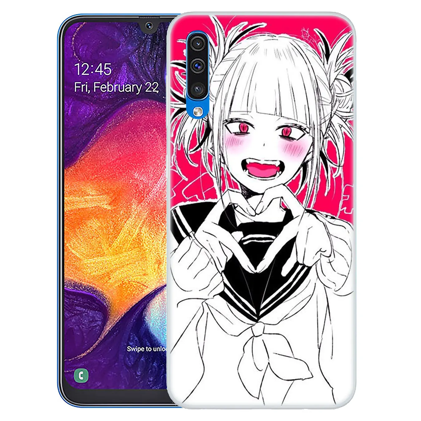 Химико Тога Boku без герой чехол для телефона аниме для samsung Galaxy A10 A20 A30 A40 A50 A60 A70 M10 M20 M30 M40 A20e крышка - Цвет: 8