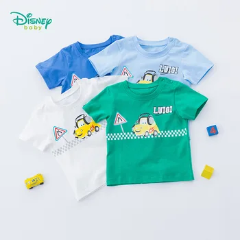 

Original Disney Children Short Sleeve shirt Summer New Thin Breathable Casual Baby T Shirt T Shirt Baby Boy 202S1298