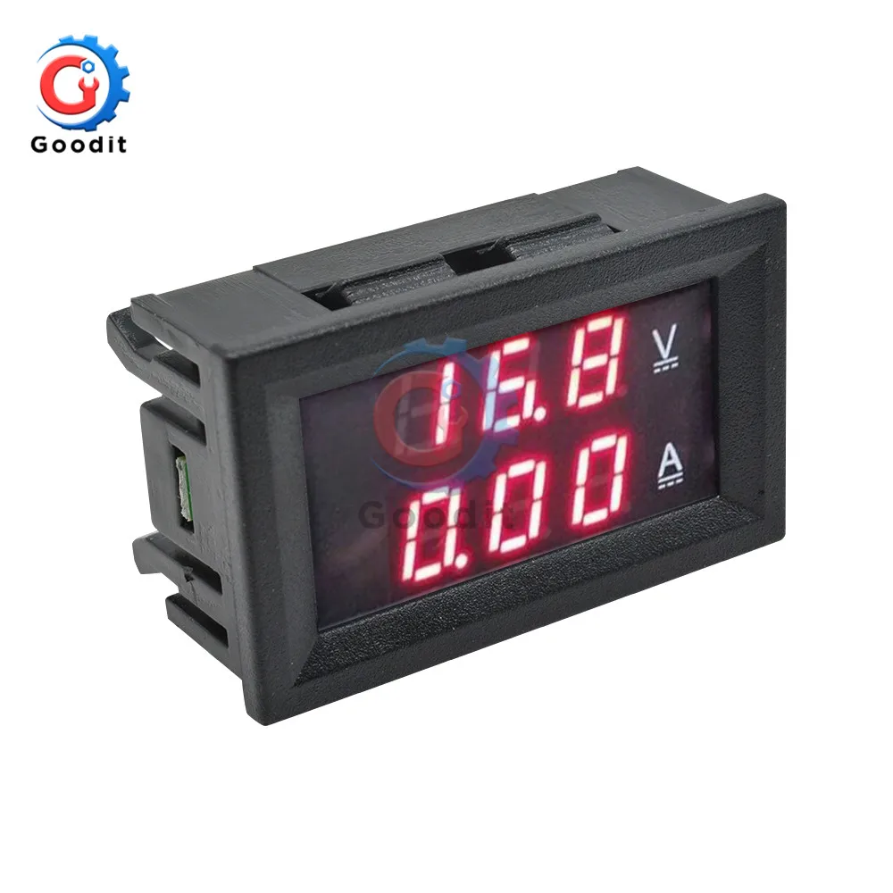 smart water meter 0.56" Mini Digital Voltmeter Ammeter DC 100V 50A Panel Amp Volt Voltage Current Meter LED Display Red Blue LED Dual Display surface roughness testers