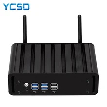 Mini pc intel core i7 i5 4200u i3 2955u windows 10 7 linux vga 8xusb micro fanless computador minipc htpc fino cliente nuc ps