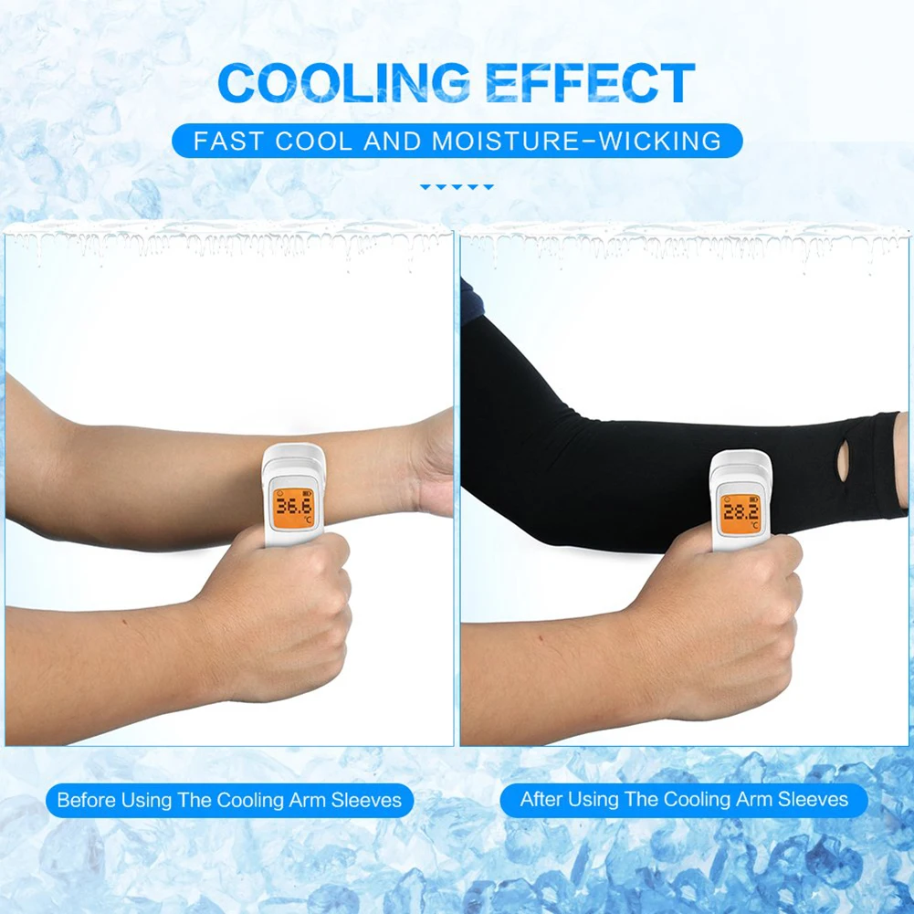 3 Pairs Arm Sleeves Warmers Sports Sleeve Sun UV Protection Hand Cover Running Fishing Cycling Ski Breathable Sunscreen Bands