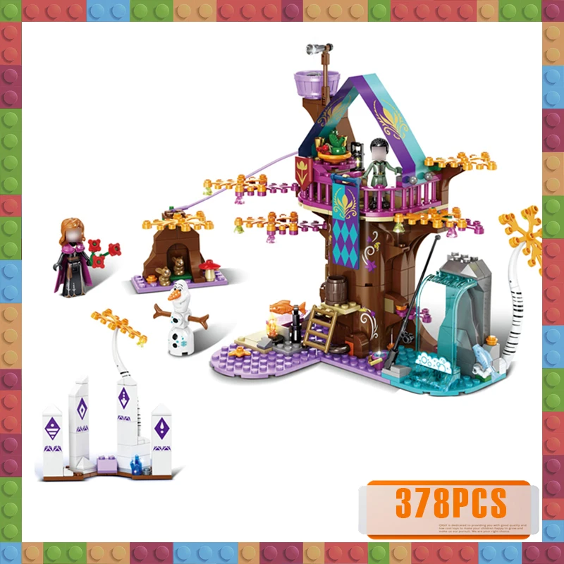 

Enchanted Magical Tree House Elsa Olaf Ice Snow Princess Castle Place Set Lepinblocks Fit Legoinglys 2 Friends 41164