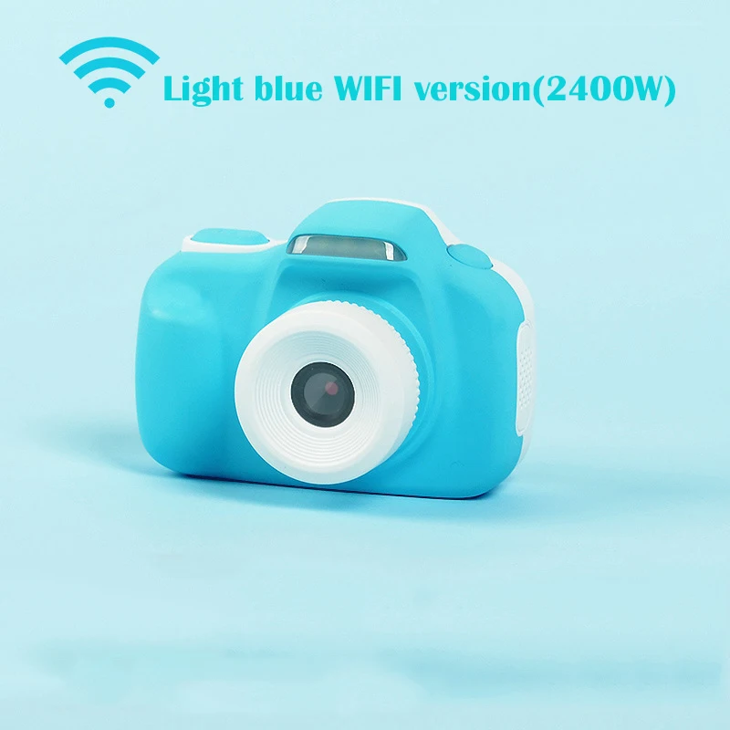 Children Mini Camera Kids Educational Toys for Children Baby Gifts Birthday Gift Digital Camera 2400P Projection Video Camera - Цвет: Blue Camera