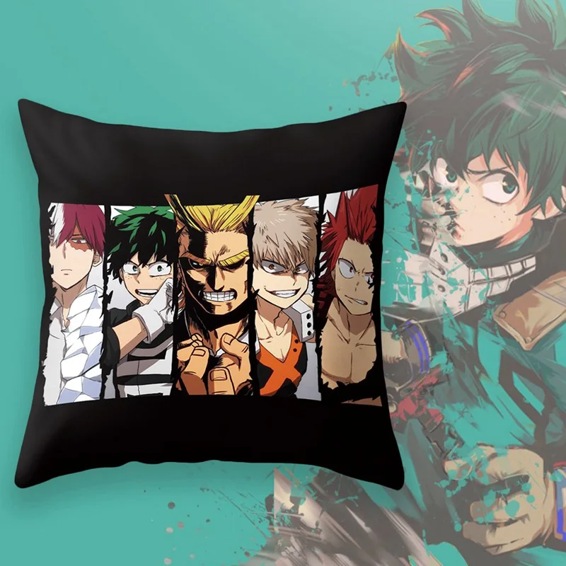 Подушка для подушки чехол 45*45 см манга Boku No Hero Academia My midoria Ikuhisa|Наволочка| |