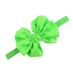 Charming Baby Bowknot Flower Headband - Elastic Newborn Hair Accessory (Fruit green)