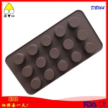 

than 15 Even Stripes Cylindrical Silicone Chocolate Mold Gel Mold Ice Grid Mold Fragrance Mode Recycling