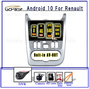 

Android10 Car Radio Multimedia Player For Renault Logan1 Sandero 2009 - 2015 For Lada Largus Lergus 2012 - 2020 For Dacia Duster