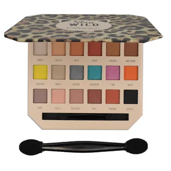

18 Color Leopard Print Pigment Eyeshadow Animal Palette Matte Shimmer Glitter Charming Powder Eye Shadow Pallete Eye Makeup