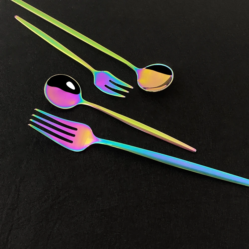 Dinnerware Cutlery Set Stainless Steel Luxury Flatware Home Fork Spoon Knife Kitchen Dinner Set cutlery set western style cutlery set picnic cutlery set stainless steel cutlery set
