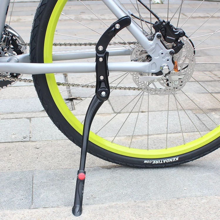 Алюминиевый велосипед остается горный велосипед поддержка велосипед kickstand стояночный стеллаж аксессуары регулируемая стойка