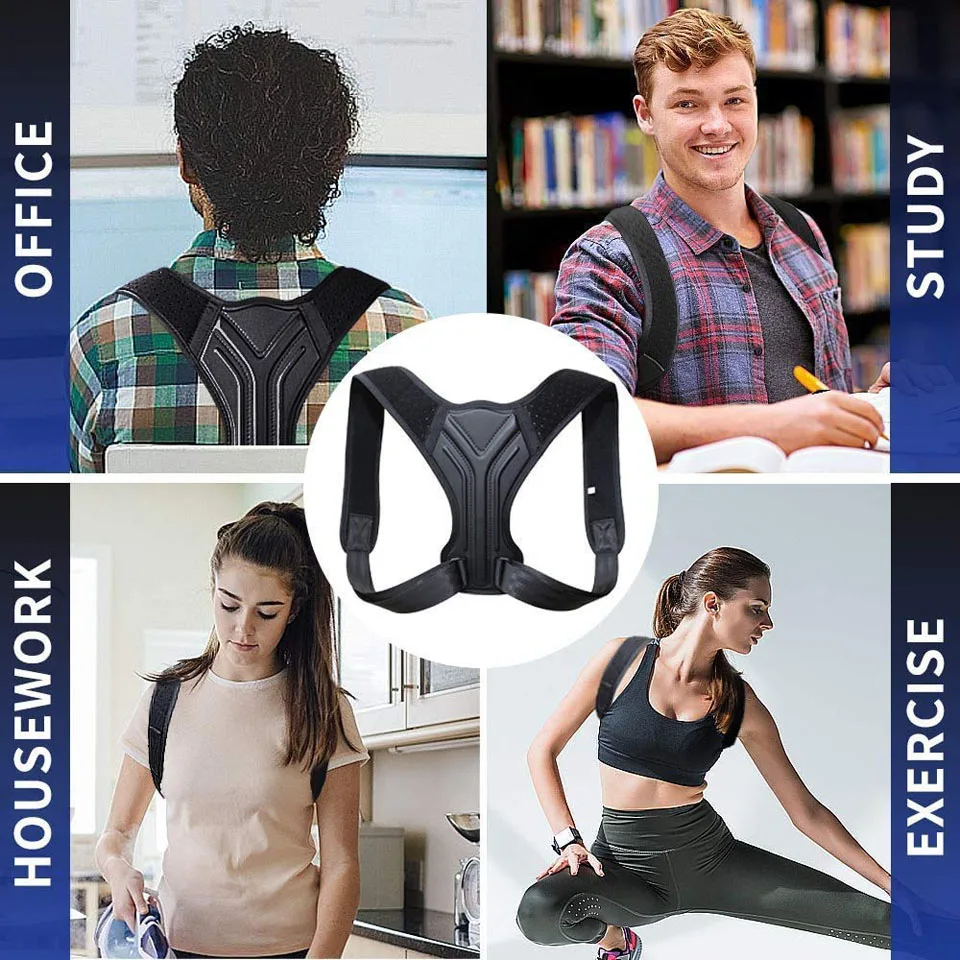 Posture Corrector Back Brace Adjustable Posture Brace for Upper - Main Image