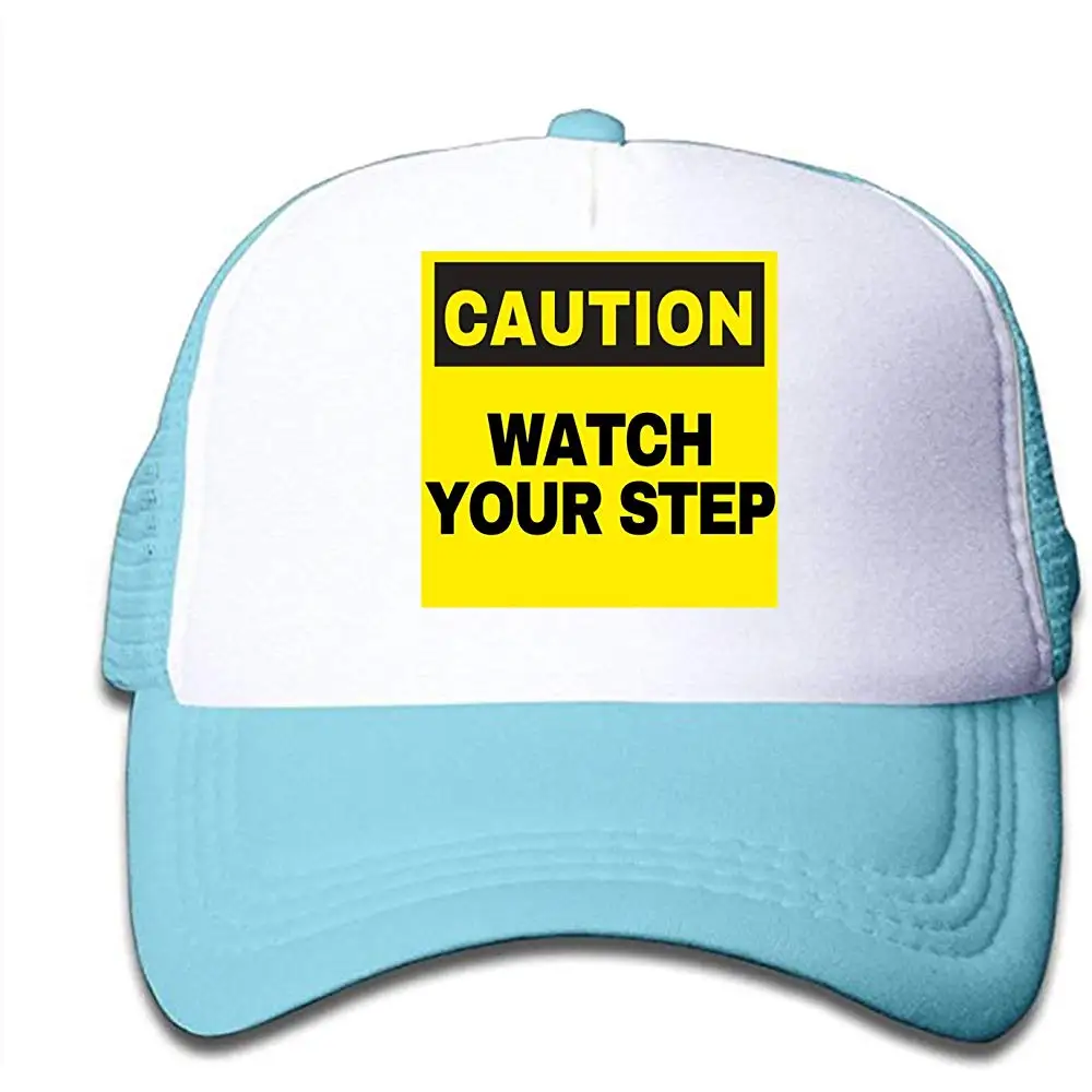 Желтая детская сетчатая Кепка водителя грузовика s Регулируемая Кепка