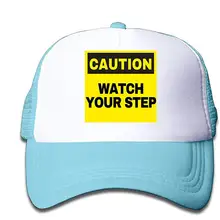 Желтая детская сетчатая Кепка водителя грузовика s Регулируемая Кепка