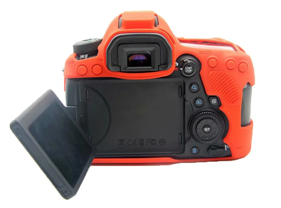 TENENELE Мягкий силиконовый чехол для Canon EOS 6D Mark II 2 цвета резиновый защитный чехол для корпуса для Canon 6D2 сумки для камеры аксессуары