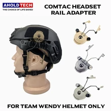 Aholdtech – adaptateur DE Rail DE casque tactique balistique Team wdexfil, pour casque Comtac BK/DE/FG, fournitures DE fête DE chasse