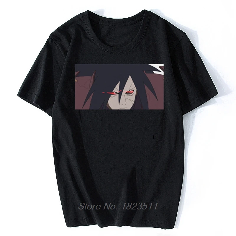 Футболка Uchihaban мужская хлопковая крутая тенниска с коротким рукавом в стиле