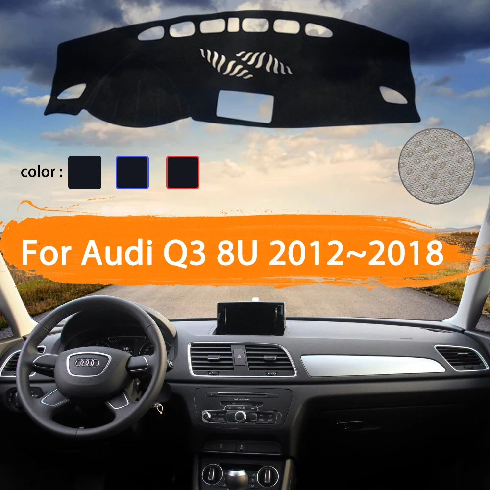 Для Audi Q3 8U 2012 ~ 2018 крышка приборной панели автомобиля коврик для защиты от