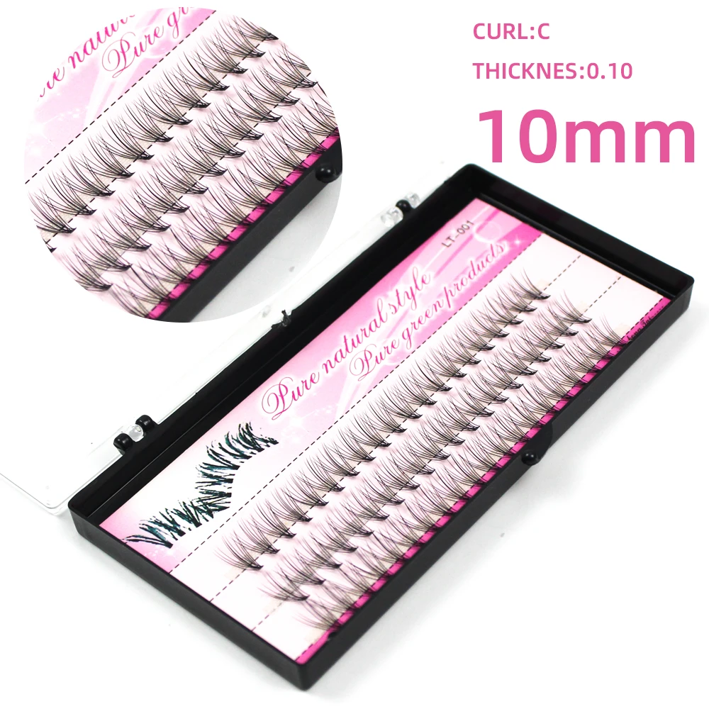 60 Stück Einzelne Cluster-Wimpern Professionelles Make-up Wimpernverlängerung Künstliche Wimpern für Wimpernverlängerungen – Detail 6