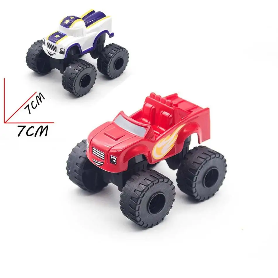 Гоночный автомобиль Blaze Monster Diecast игрушка Россия чудо дробилка грузовик игрушки автомобиль Трансформация игрушки лучшие подарки для детей 6 шт