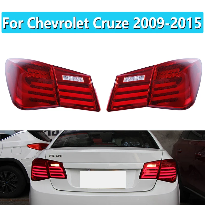 

For Chevrolet Cruze Tail Lights 2009-2015 Car Styling Cruze Sedan LED Tail Lamp DRL Signal Brake Reverse Auto Accessories