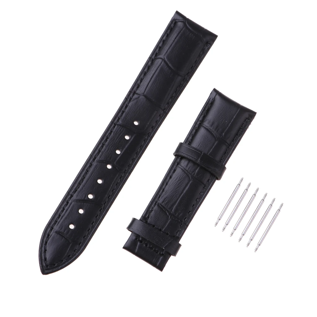

Casual Men PU Soft Leather Watch Band Straps Wristband Replacement