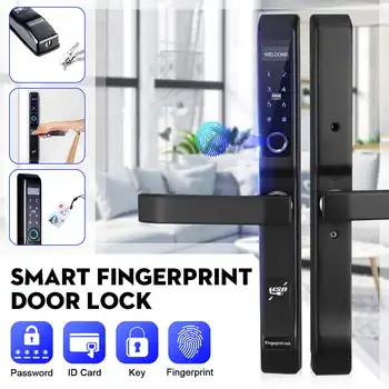 

Intelligent Biometric Door Locks Fingerprint Smart Electric Door Lock Stainless Steel Sliding Security Intelligen Door Lock