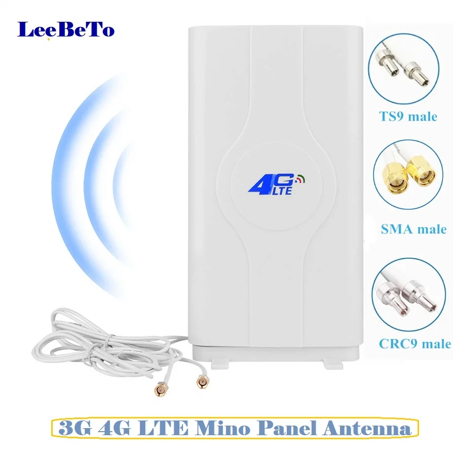 Антенна с высоким коэффициентом усиления 4G LTE кабель 2 м/5 м двойная Mimo сетевая