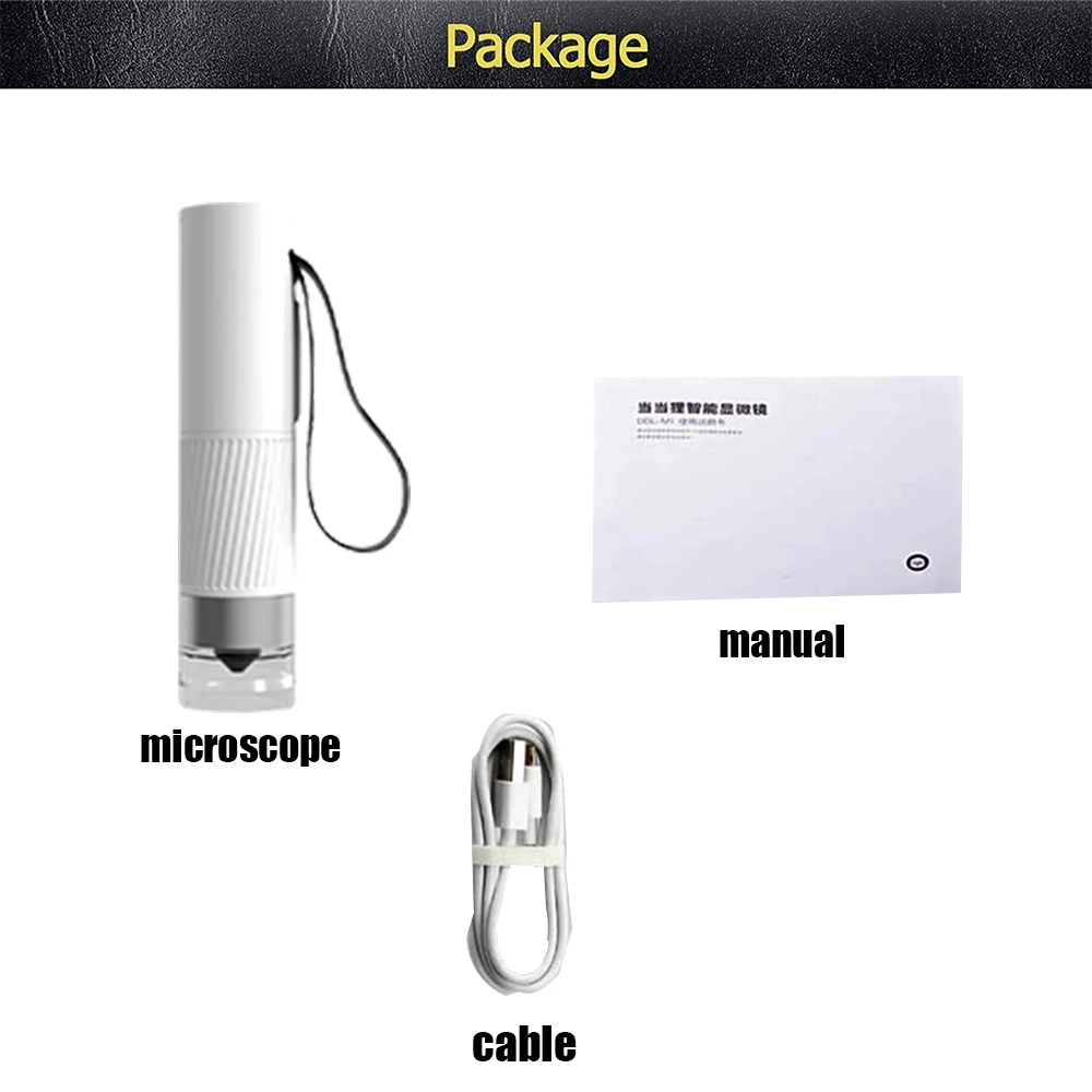 Children Biological 400X WIFI Digital Electronic Portable Microscope Home School Science Educational Toy Gift For Phone PC Ipad