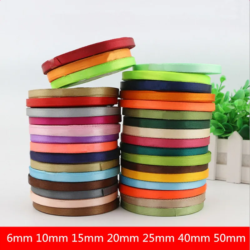 

6mm 1cm 1.5cm 2cm 2.5cm 4cm 5cm Satin Ribbons DIY Artificial Silk Roses Crafts Supplies Sewing Accessories Scrapbooking Material