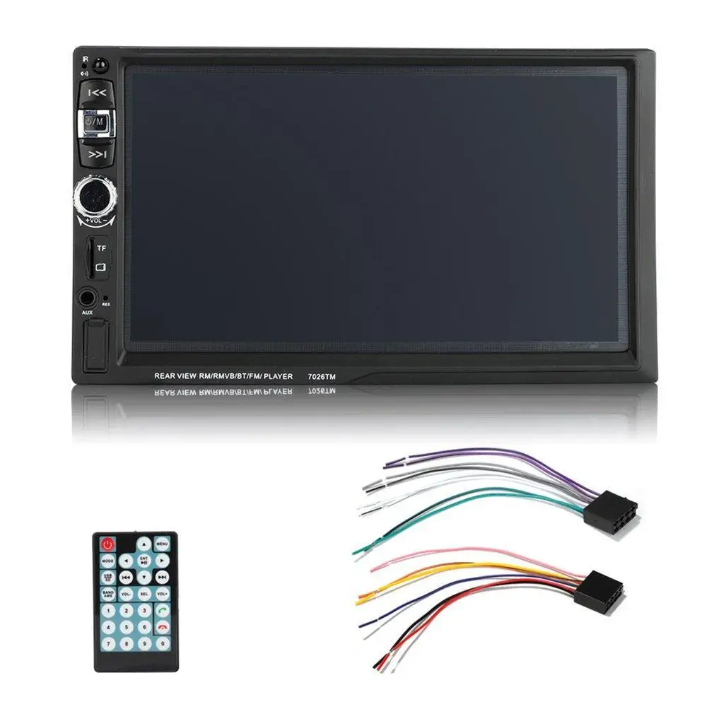 " 2 DIN FHD стерео радио Bluetooth MP5 Плеер FM Сенсорное зеркало gps USB AUX SY