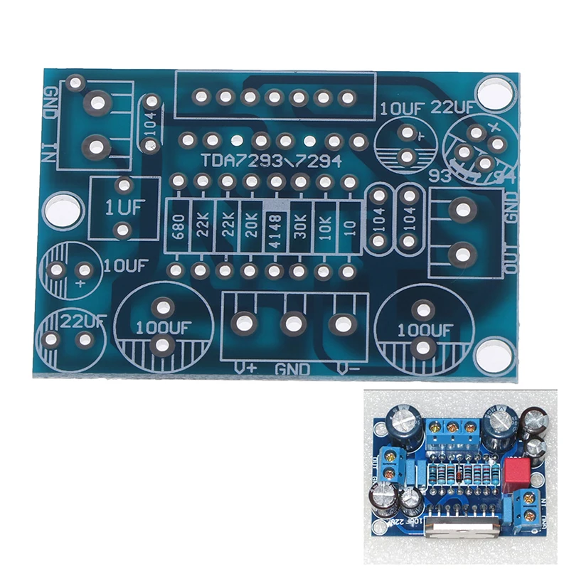

TDA7293/TDA7294 Mono Channel Amplifier Board Circuit PCB Bare Board Amplifier Board J11 19 Dropship High Quality