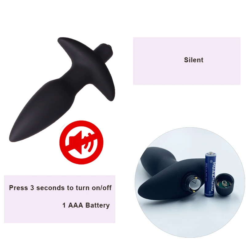Anal vaginal Butt Plug Vibrator For Men Women Masturbator G Spot Prostate Massager Anus Stimulation Vibrate Sex Toys for Adults