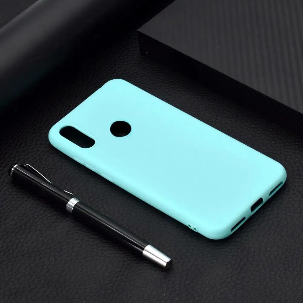 Чехол для Huawei Y6 2019 Y6S 2020 Ультратонкий Мягкий матовый чехол из ТПУ телефона с