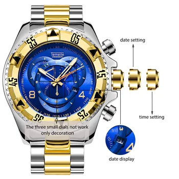 

NEW LUXURY MEN WATCH QUARTZ BRAND FASHION PUNK DOMINEERING STYLE SPORT MALE WATCHES PILOT CHRONOGRAPH TO SEND GIFT FRIEND CLOCK