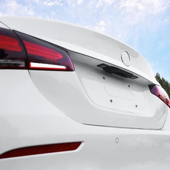 

Fit for Mercedes Benz A Class V177 Sedan 2019 2020 Car Accessories Steel Chrome Car Rear Trunk Lid Decor Cover Trim 1pcs