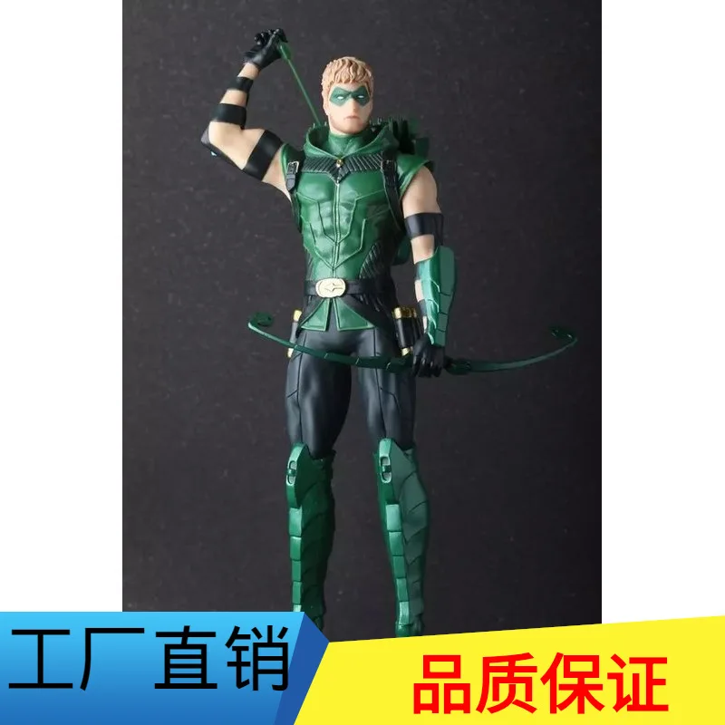 

Excellent Man Anime Garage Kit Toy Europe And America Hot Selling 12-Inch Green Arrow Model Ornaments