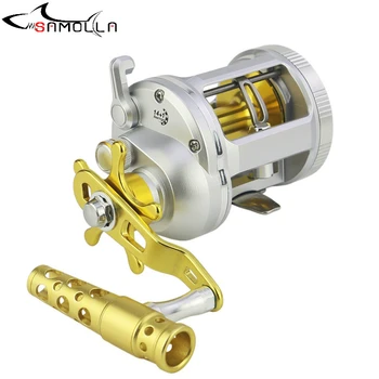 

Jigging Fishing Reel Pesca Carp Baitcasting Drum Wheel MAX DRAG 28KG Mulinello Sea Bait Casting Fishing Reels Ship For Fishing
