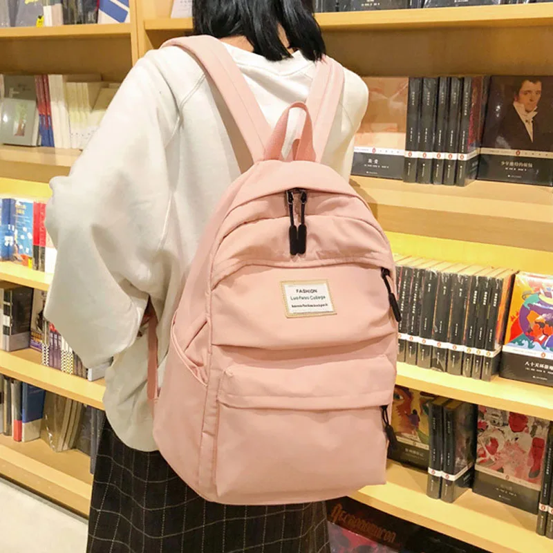 Водонепроницаемые женские нейлоновые рюкзаки школьные сумки для подростков девочек студенческие большие емкости школьные рюкзаки для