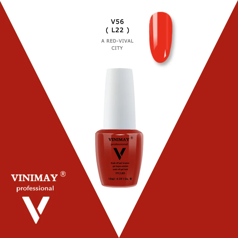V56 VINIMAY Гель-лак для ногтей, новинка, 96 цветов, Гель-лак, Гель-лак для ногтей, набор праймеров, замачиваемый УФ-лак для ногтей, 15 мл - Цвет: V56